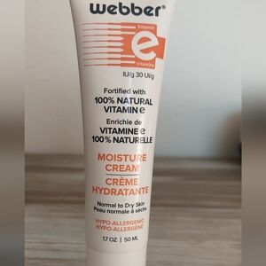 Webber Moisture Cream with Vitamin E 1.7oz